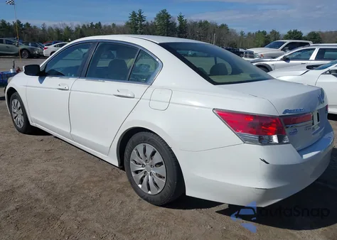 2011 Honda Accord 2.4 Lx z USA, uszkodzony, nr VIN 1HGCP2F3XBA005100
